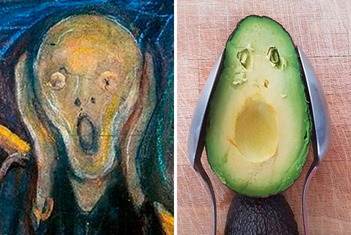 'The Scream' của Edvard Munch. (Nguồn: Boredpanda)