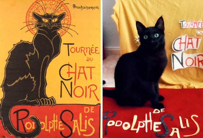 Tác phẩm 'Tournée du Chat noir' (1896) của Théophile-Alexandre Steinlen. (Nguồn: Boredpanda)