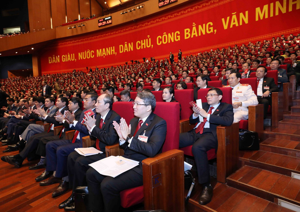 Các đại biểu tham dự phiên họp trù bị. (Ảnh: TTXVN)