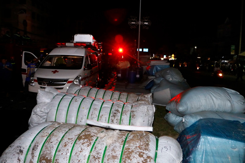 Toàn bộ người dân sống xung quanh khu vực nhà máy đã được sơ tán đến nơi an toàn. (Ảnh: Thanh Liêm/TTXVN)