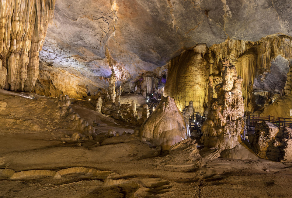 Vẻ đẹp kỳ vĩ của Động Thiên Đường. (Ảnh: TTXVN)