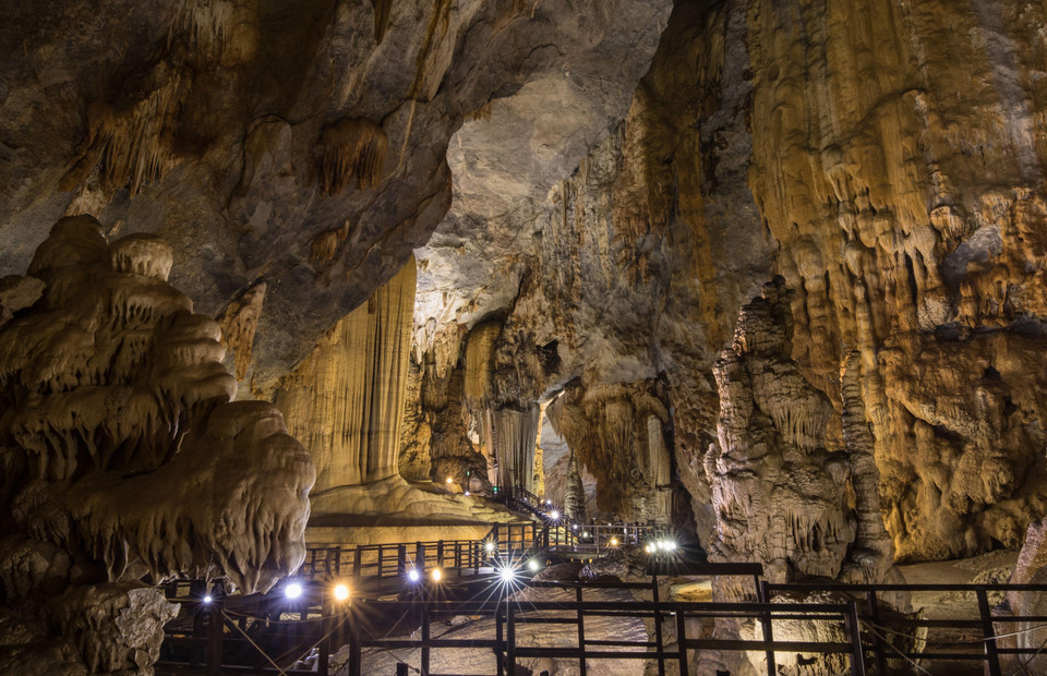 Vẻ đẹp kỳ vĩ của Động Thiên Đường. (Ảnh: TTXVN)