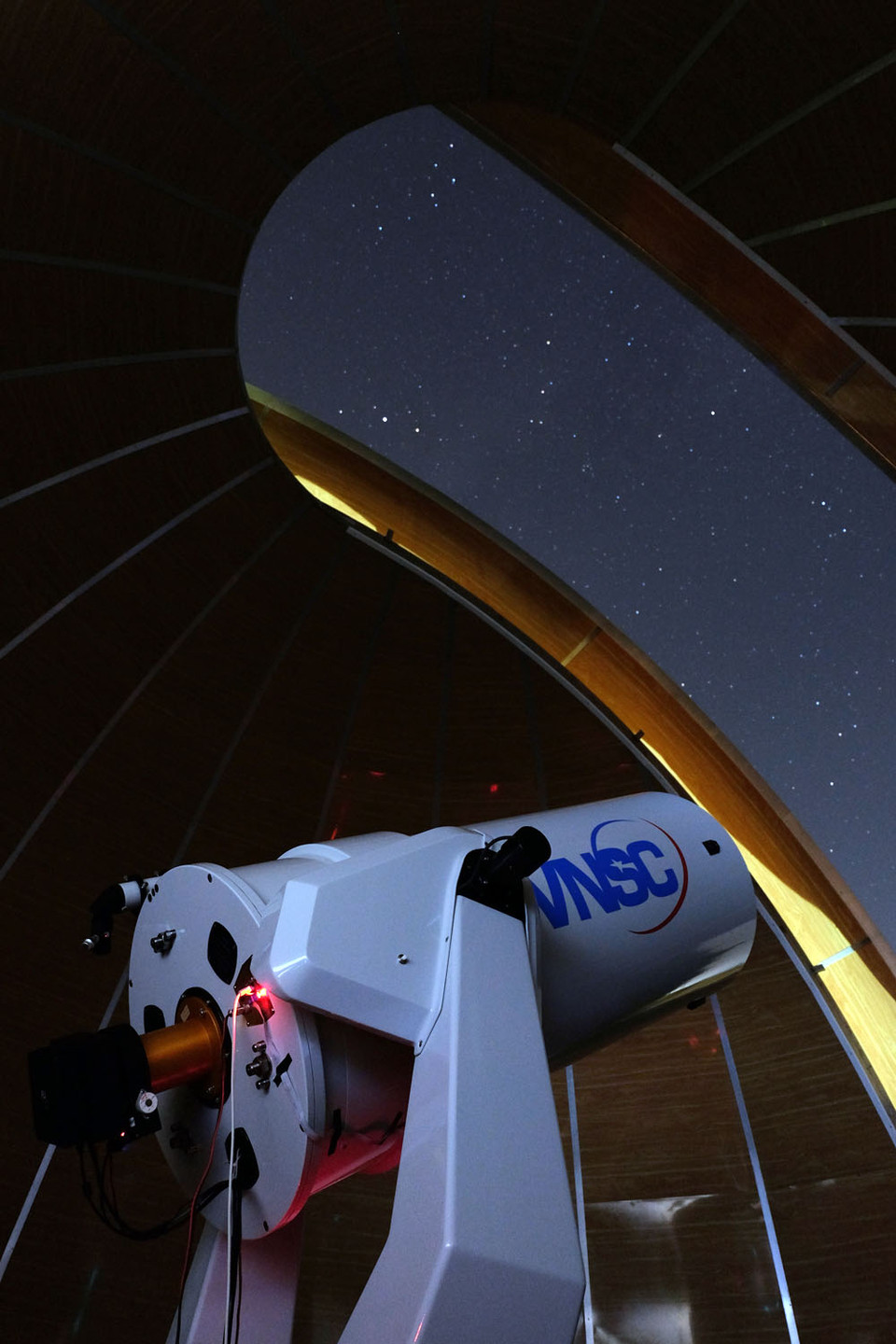 Cùng với Đài thiên văn Nha Trang, đây là một trong hai Đài thiên văn được đầu tư xây dựng trong khuôn khổ dự án Trung tâm Vũ trụ Việt Nam. (Ảnh: Phạm Việt Dũng)