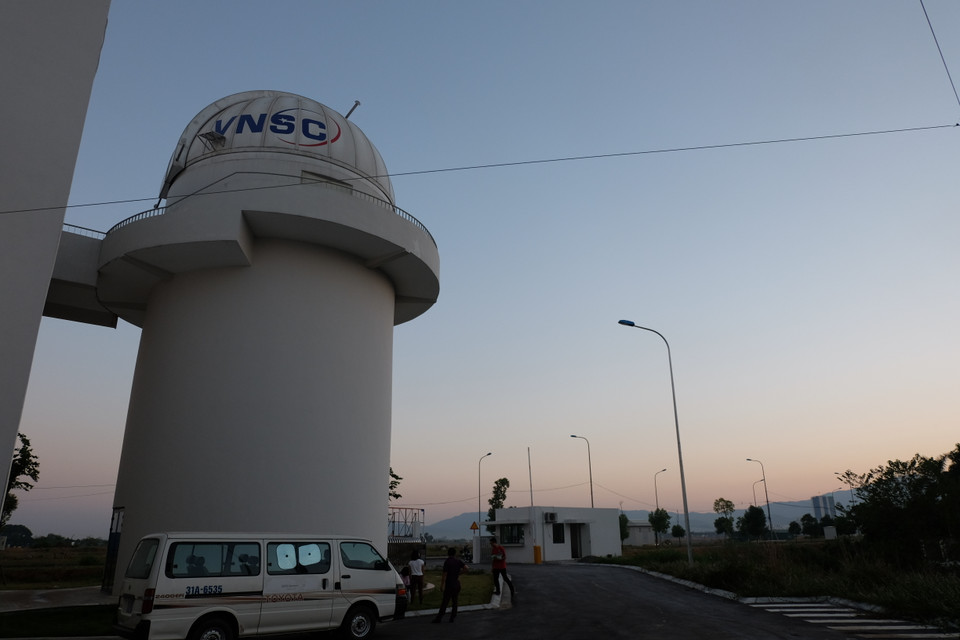 Đài thiên văn Hà Nội nhìn từ bên ngoài. (Ảnh: Phạm Việt Dũng)