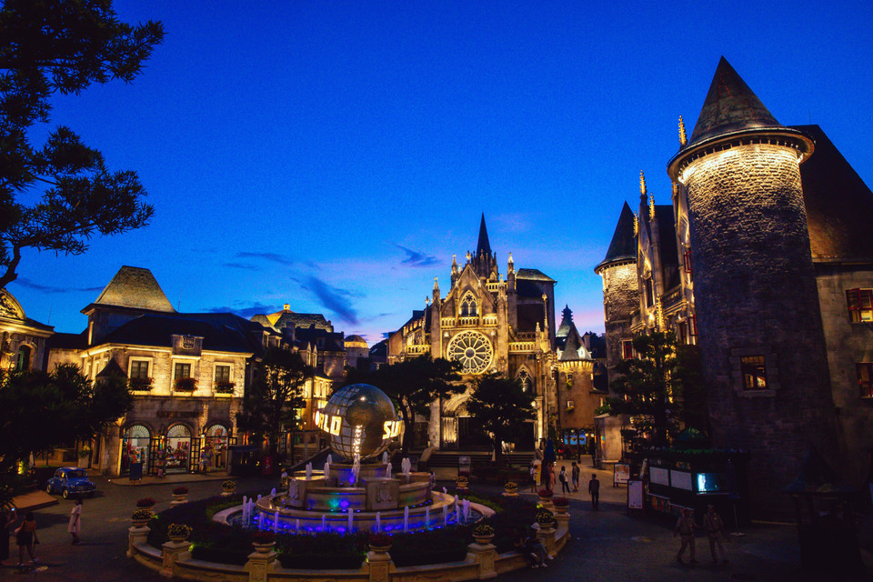 Khu du lịch Bà Nà Hills. (Ảnh: TTXVN)