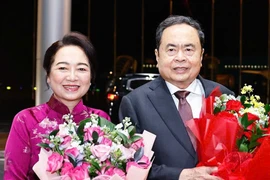 Chủ tịch Quốc hội Trần Thanh Mẫn lên đường thăm chính thức Senegal, Maroc và dự Hội nghị các Chủ tịch Quốc hội thế giới lần thứ 6 tại Thụy Sĩ. (Ảnh: Doãn Tấn/TTXVN)