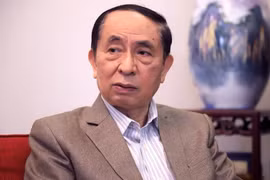 Ông Nguyễn Vinh Quang, Phó Chủ tịch Hội Hữu nghị Việt Nam-Trung Quốc trả lời phỏng vấn về quan hệ hai nước Việt Nam-Trung Quốc. (Ảnh: Việt Đức/TTXVN)