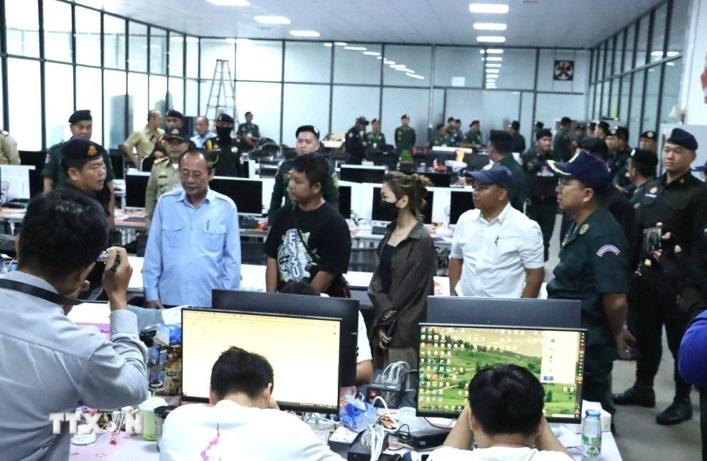 Campuchia mạnh tay trấn áp tội phạm lừa đảo trực tuyến