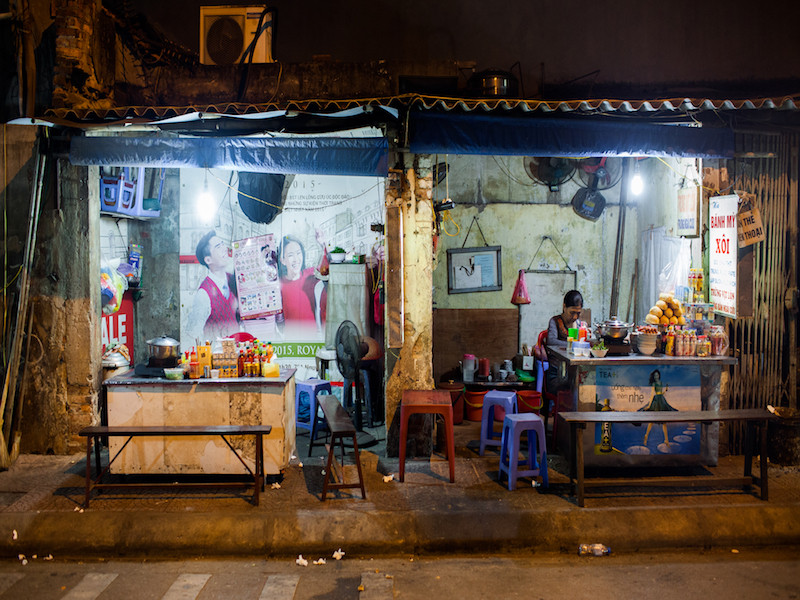 Bánh cuốn ngõ 298 Ngọc Lâm. (Ảnh: Minh Đức/Vietnam+)