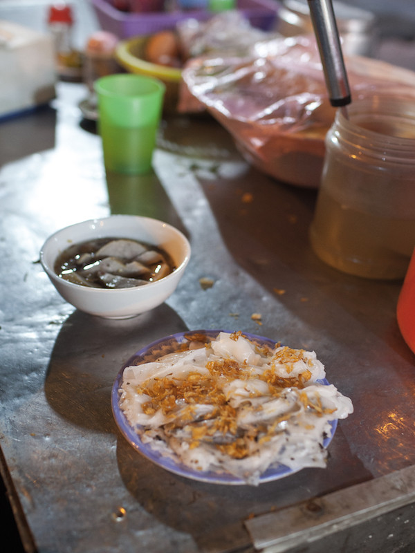 Bánh cuốn ngõ 298 Ngọc Lâm. (Ảnh: Minh Đức/Vietnam+)