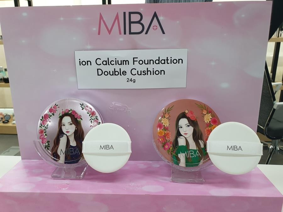 Phấn nước Ion calcium của Miba cũng là sản phẩm được giới thiệu tại “Must go in Korrea Beauty 365.” (Ảnh: Hồng Kiều/Vietnam+)
