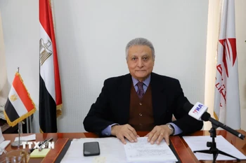 Ông Reda El Taify, cựu Đại sứ Ai Cập tại Việt Nam, trả lời phỏng vấn phóng viên TTXVN. (Ảnh: Nguyễn Trường/TTXVN)