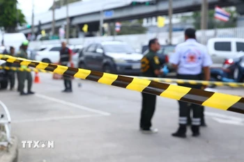 Cảnh sát tại Thái Lan. (Ảnh: THX/TTXVN)