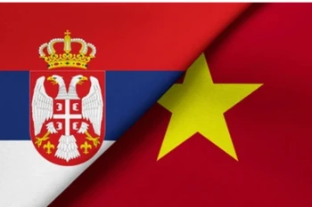 Quốc kỳ Việt Nam và Serbia (Vietnam+)