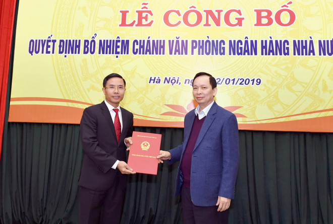 Lãnh đạo Agribank nhận chức Chánh Văn phòng Ngân hàng Nhà nước ảnh 1