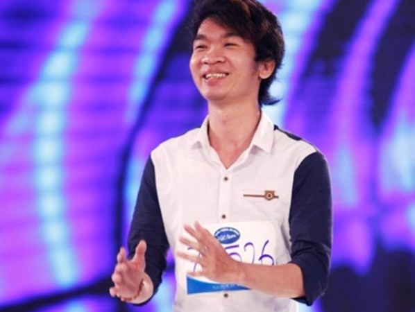 Nguyễn Thanh Huy đến từ Long An biểu diễn 'She taught me to yodel' khiến người nghe bật cười với giọng phát âm tiếng Anh. (Ảnh: BHD) Những “trai xinh, gái đẹp” gây chú ý ở Vietnam Idol 2015 ảnh 7
