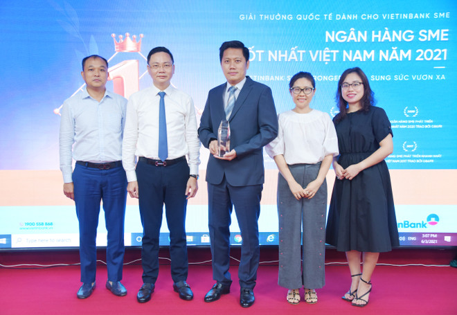 VietinBank đoạt giải Ngân hàng SME tốt nhất Việt Nam 2021 ảnh 1