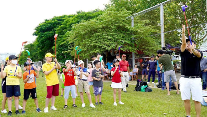 Lần đầu tiên tổ chức Lễ hội Golf dành cho trẻ em tại Hà Nội ảnh 1