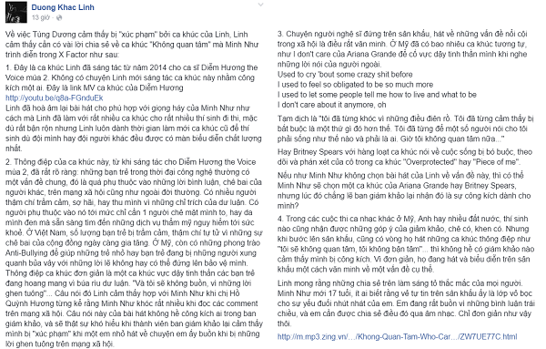 Tùng Dương tiếp tục "phản pháo" Dương Khắc Linh trên mạng xã hội ảnh 2