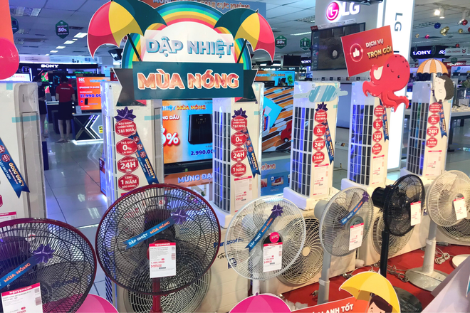 Quạt điều hòa giảm sâu ‘hỗ trợ’ người tiêu dùng giải nhiệt mùa Hè ảnh 1