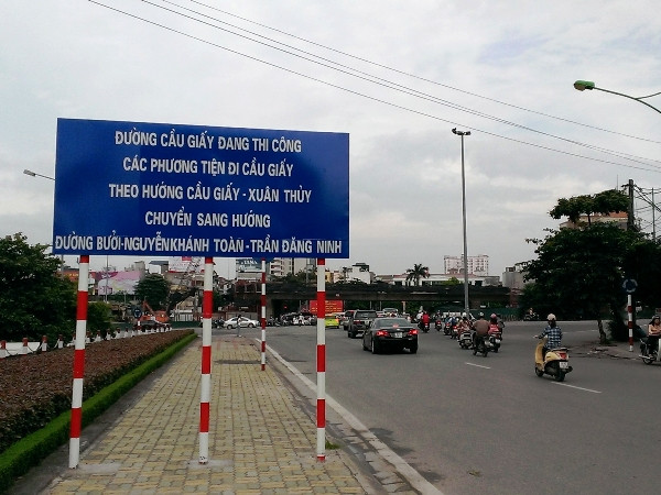 Hà Nội cấm ôtô vào tuyến Cầu Giấy-Xuân Thủy sau ngày 2/9 ảnh 3