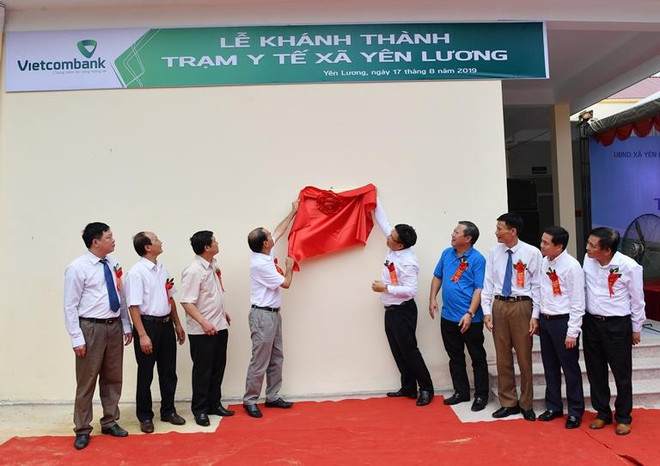 Phú Thọ: Vận hành trạm y tế xã do Vietcombank tài trợ 2 tỷ đồng ảnh 1