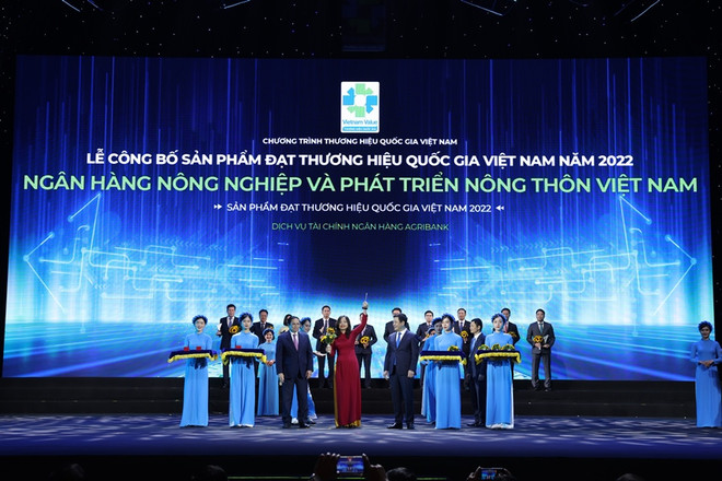 Agribank đạt giải thương hiệu Quốc gia Việt Nam năm 2022 ảnh 1