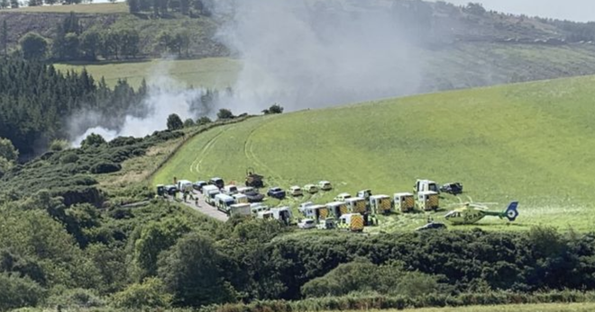 Tàu hỏa trật bánh ở Scotland, chưa rõ số người thương vong ảnh 1