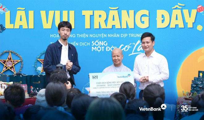 VietinBank và Đen Vâu mang Trung thu đến hàng nghìn trẻ em khó khăn ảnh 1
