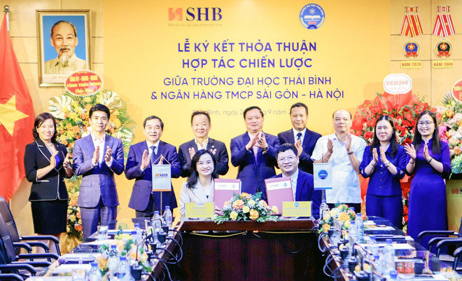 SHB hợp tác với Đại học Thái Bình nâng cao chất lượng đào tạo ảnh 1