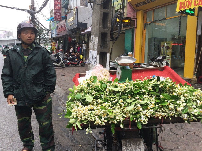 Hoa bưởi ngập tràn trên phố thu hút người dân Thủ đô ảnh 11