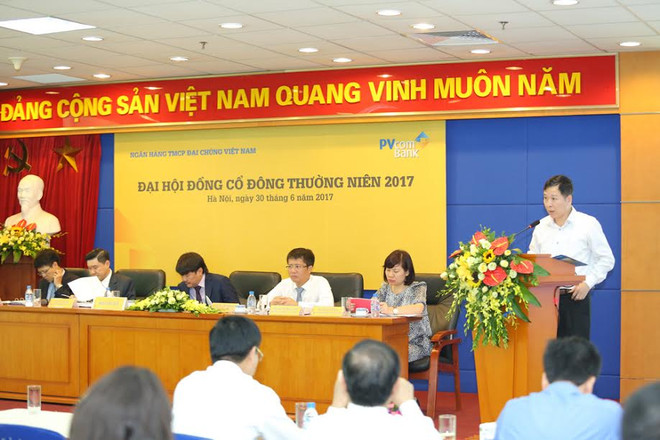 PVcomBank tổ chức Đại hội đồng cổ đông. (Nguồn: PVcomBank) PVcombank công bố đạt lợi nhuận 65,4 tỷ đồng trong năm 2016 ảnh 1
