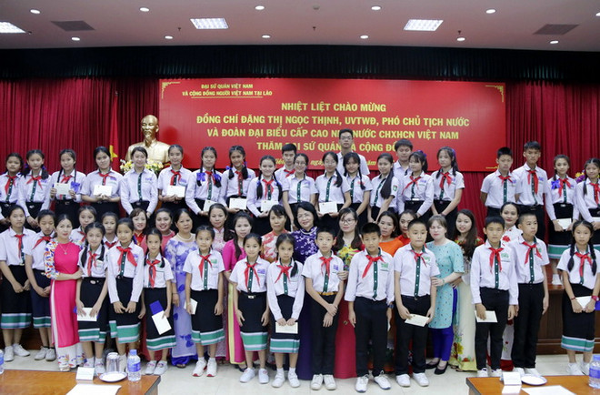 Phó Chủ tịch Đặng Thị Ngọc Thịnh tiếp Hội hữu nghị Lào - Việt Nam ảnh 3