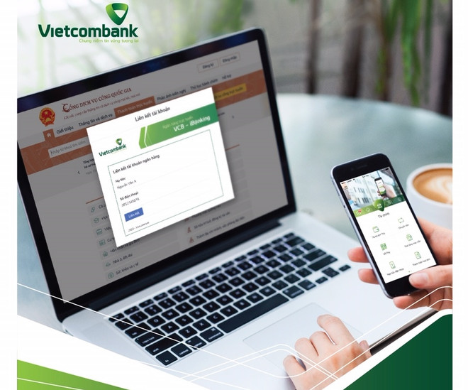 Vietcombank cung cấp thanh toán trực tuyến trên Cổng Dịch vụ công ảnh 1