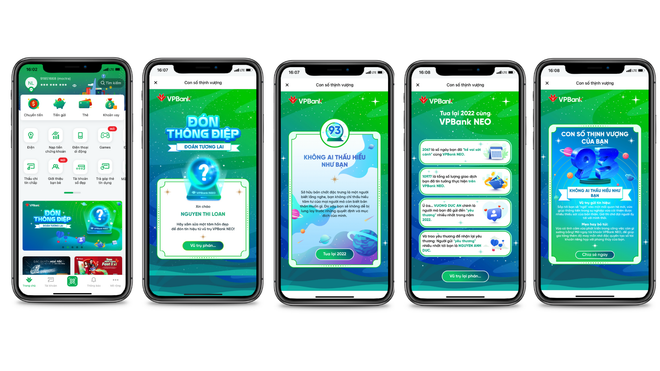 Các bước “truy tìm” con số thịnh vượng trên VPBank NEO. (Ảnh: Vietnam+) Khám phá bản thân ngay trên app ngân hàng trên ứng dụng VPBank NEO ảnh 2