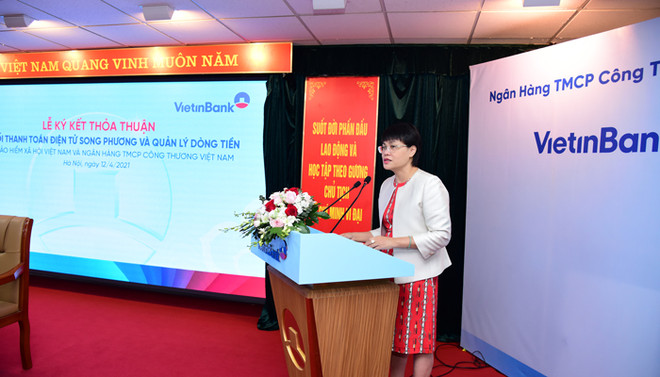 VietinBank chính thức kết nối điện tử với Bảo hiểm Xã hội Việt Nam ảnh 2