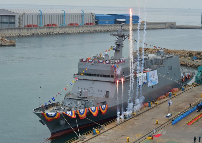 Tàu Hansando. (Ảnh: Navy Recognition) Hải quân Hàn Quốc tiếp nhận tàu huấn luyện đặc biệt hiện đại ảnh 1