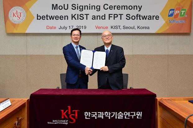 FPT Software ký MoU với Viện Khoa học và Công nghệ Hàn Quốc ảnh 1