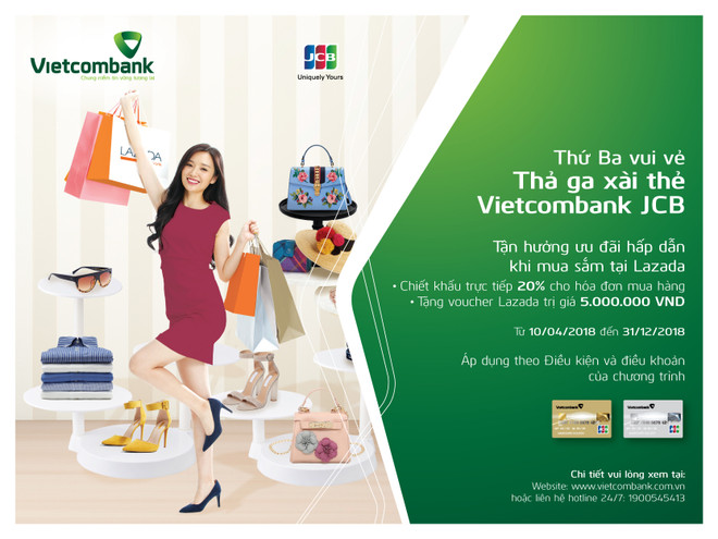 Ảnh minh họa. (Nguồn: Vietcombank) Nhiều ưu đãi cho khách hàng là chủ thẻ Vietcombank JCB ảnh 1