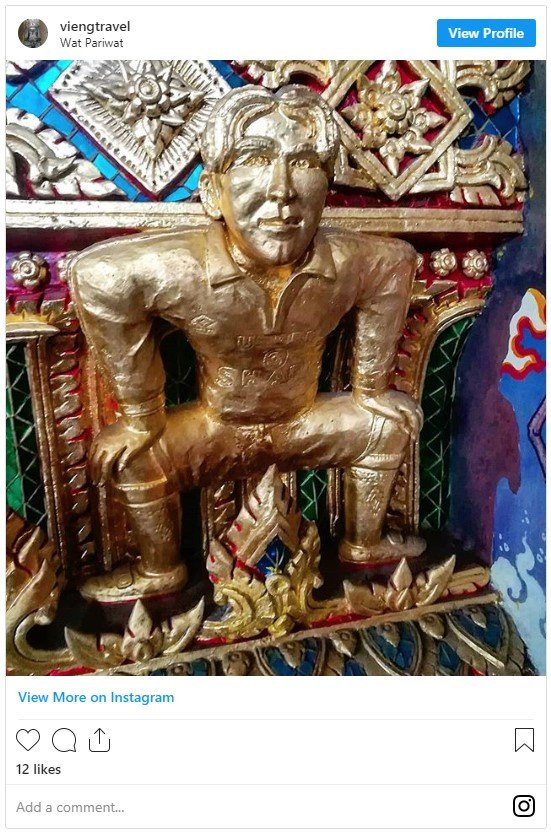 Ngôi chùa kỳ lạ mang tên" Chùa David Beckham" ở Thái Lan ảnh 1