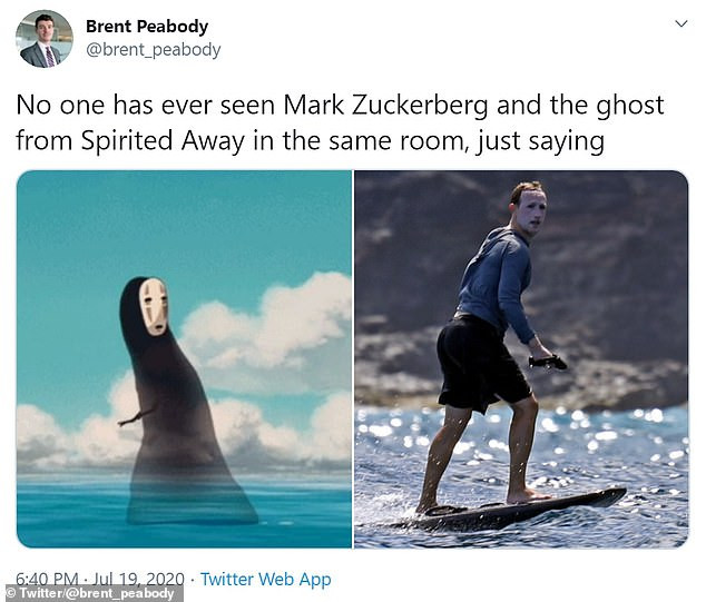 Ông chủ Facebook bị chế ảnh vì bôi kem chống nắng khi lướt sóng ảnh 6