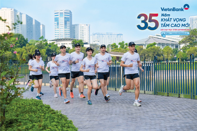 VietinBank tổ chức giải chạy online '35 năm khát vọng tầm cao mới' ảnh 1