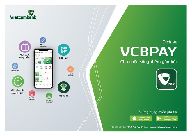 Vietcombank cải tiến và bổ sung các tiện ích mới trên VCBPAY ảnh 1