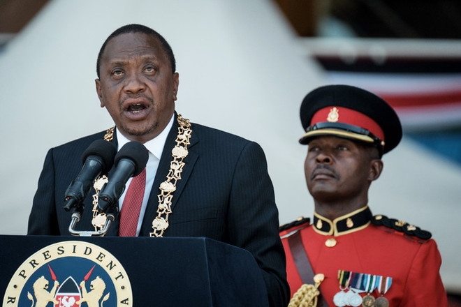 Tổng thống Kenya Uhuru Kenyatta tại một sự kiện ở Nairobi, Kenya ngày 12/12. (Nguồn: AFP/TTXVN) Tổng thống Kenya muốn thúc đẩy thương mại và đầu tư với Anh ảnh 1