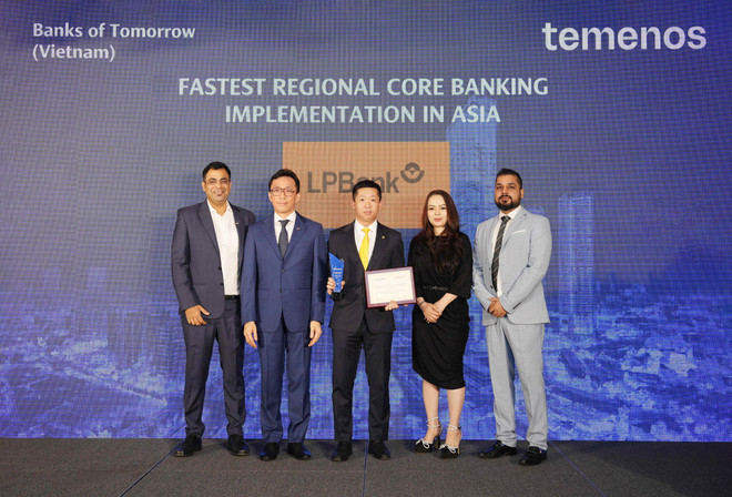LPBank là ngân hàng đầu tiên tại Việt Nam cũng như tại khu vực châu Á được Temenos vinh danh giải thưởng “Triển khai Core Banking nhanh nhất châu Á”. (Ảnh: Vietnam+) 22.jpg
