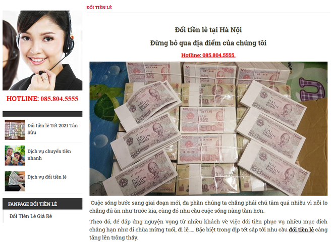 Nhộn nhịp chợ đổi tiền mệnh giá nhỏ: Cẩn thận kẻo 'tiền mất tật mang' ảnh 2