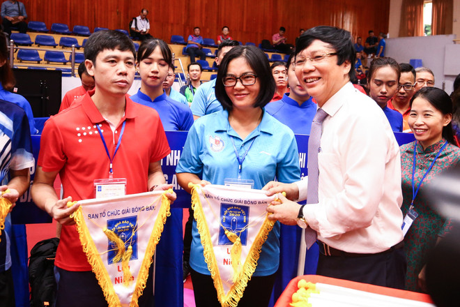 Khai mạc Giải bóng bàn cúp Hội Nhà báo Việt Nam năm 2020 tại Hà Nội ảnh 4