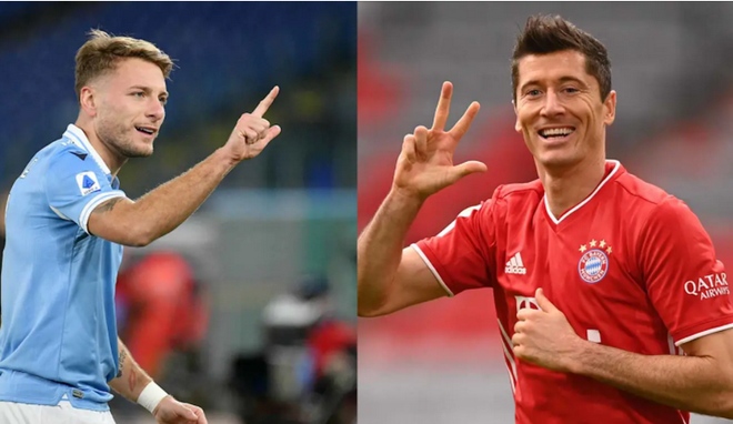 Cuộc đối đầu của những cầu thủ ghi bàn hàng đầu châu Âu: Ciro Immobile của Lazio và Robert Lewandowski của Bayern.(Nguồn: Fcb.com) Trợ lý HLV Miroslav Klose nói về cuộc đối đầu giữa Lazio và Bayern ảnh 1