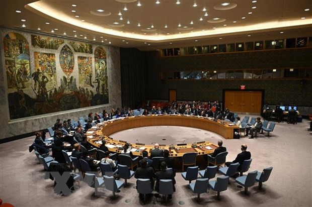 Phiên họp Hội đồng Bảo an Liên hợp quốc. (Nguồn: AFP/TTXVN) Việt Nam kêu gọi tôn trọng các thỏa thuận đã đạt được ở Tây Sahara ảnh 1