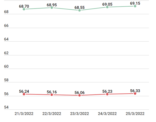 Giá vàng trong nước tiếp tục tăng, giao dịch ở mức 69,15 triệu đồng ảnh 2